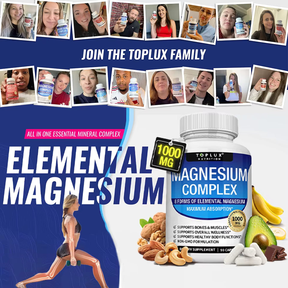 90 CAPSULAS SUPLEMENTO COMPLEJO DE MAGNESIO