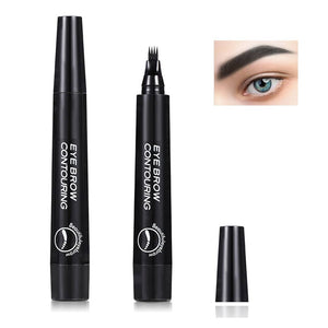 Delineador De Cejas 4 Puntas Tinta Sem