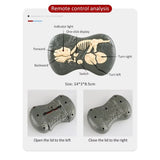 Juguete Dinosaurio Velociraptor Bota Humo y Control Remoto para Niños